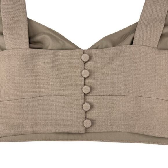 Madewell Taupe Bralette Top Women's Size 12 Taupe - Picture 5 of 5